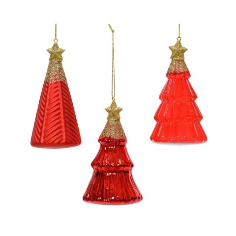PENDENTE ABETE IN VETRO RED 3A